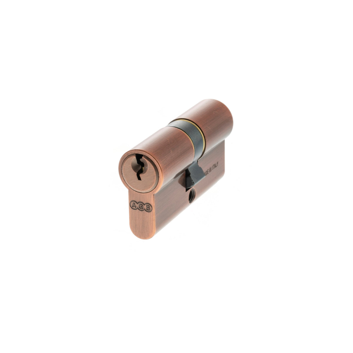 AGB 5 Pin Double Euro Cylinder - Copper - 30-30mm (60mm)