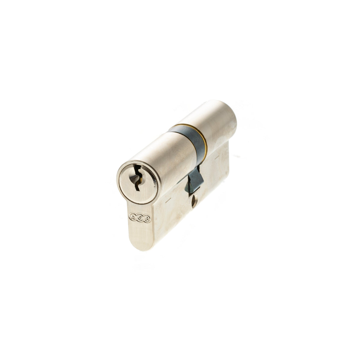 AGB 5 Pin Double Euro Cylinder - Polished Nickel - 35-35mm (70mm)