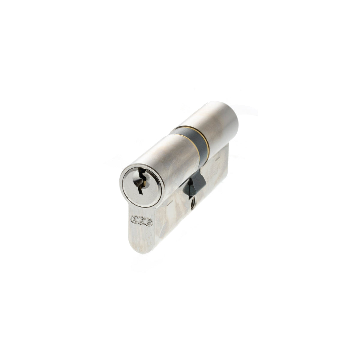 AGB 5 Pin Double Euro Cylinder - Polished Chrome - 35-35mm (70mm)