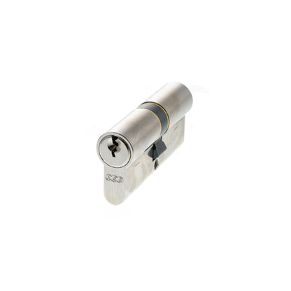 AGB 5 Pin Double Euro Cylinder - Polished Chrome - 35-35mm (70mm)