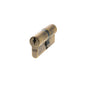 AGB 5 Pin Double Euro Cylinder - Matt Antique Brass - 30-30mm (60mm)