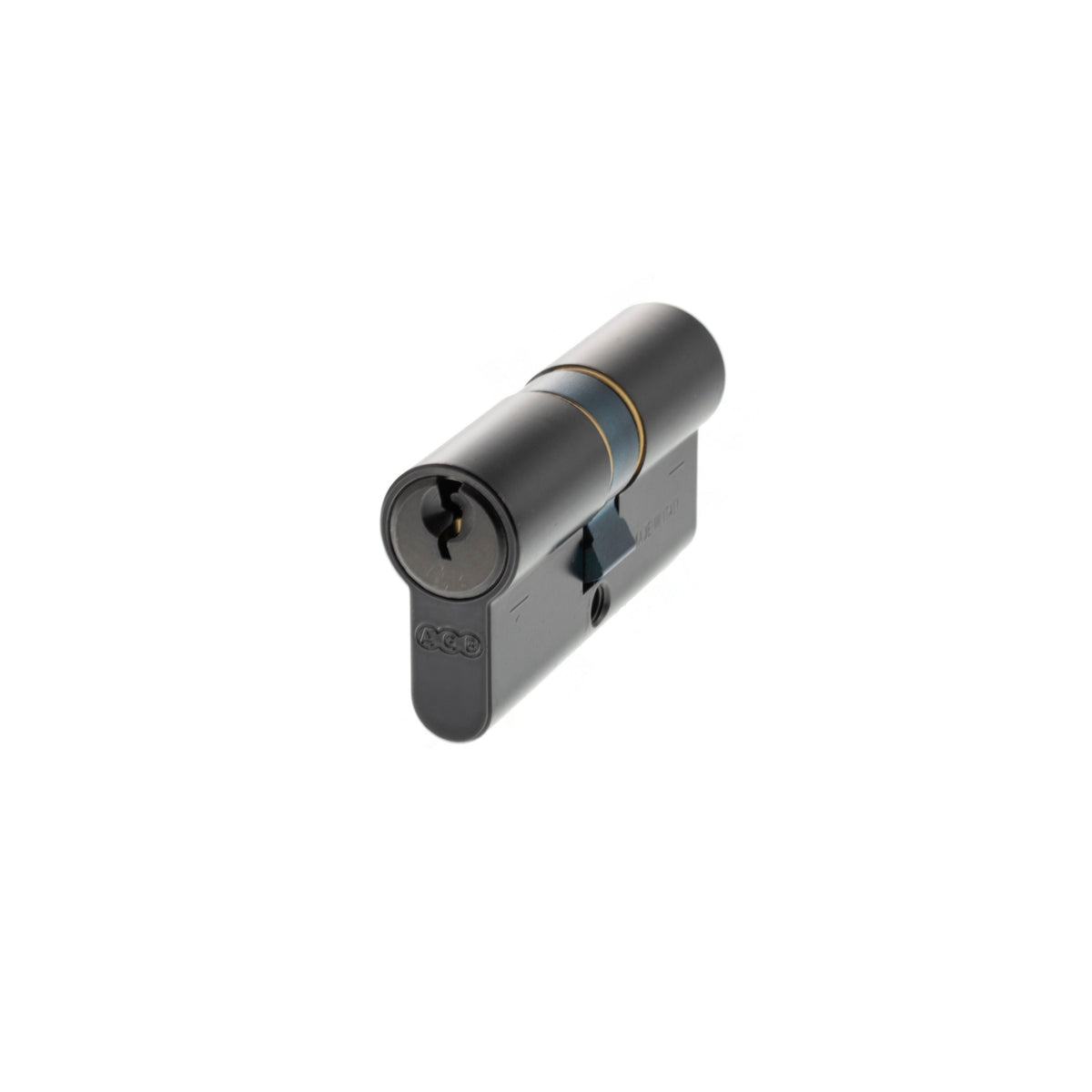 AGB 5 Pin Double Euro Cylinder - Matt Black - 30-30mm (60mm)