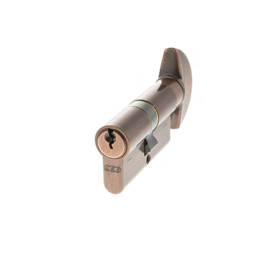 AGB Euro Profile 5 Pin Cylinder Key to Turn 30-30mm (60mm) Keyed Alike - Copper
