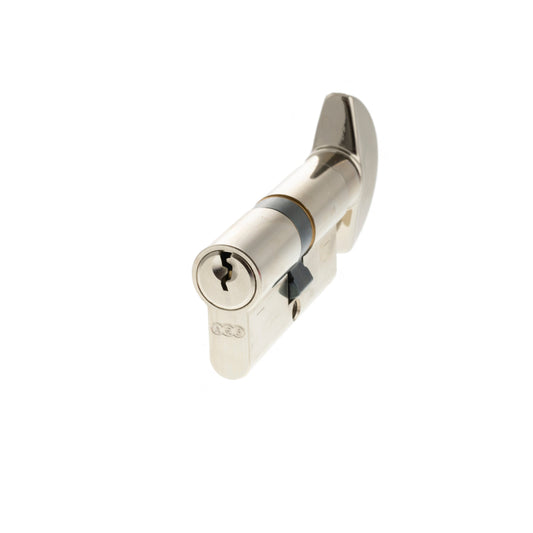 AGB 5 Pin Key to Turn Euro Cylinder - Polished Nickel - 30-30mm (60mm)