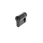 AGB 5 Pin Single Euro Cylinder - Matt Black - 30-10mm (40mm)