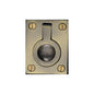 Flush Ring Cabinet Pull by M Marcus - Heritage Brass