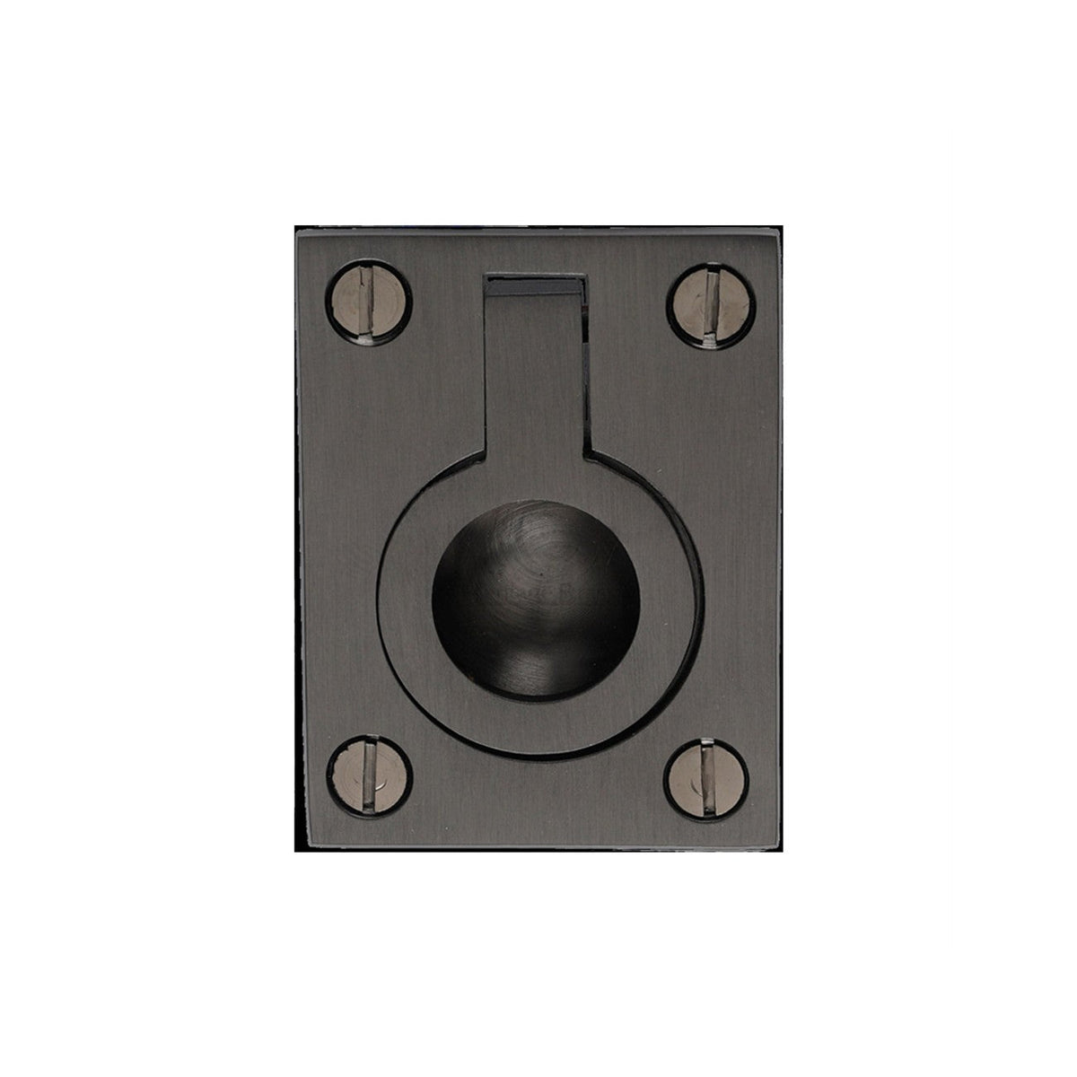 Flush Ring Cabinet Pull by M Marcus - Heritage Brass