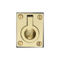 Flush Ring Cabinet Pull by M Marcus - Heritage Brass