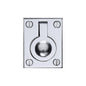 Flush Ring Cabinet Pull by M Marcus - Heritage Brass