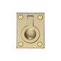 Flush Ring Cabinet Pull by M Marcus - Heritage Brass