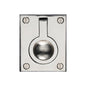 Flush Ring Cabinet Pull by M Marcus - Heritage Brass