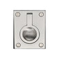 Flush Ring Cabinet Pull by M Marcus - Heritage Brass