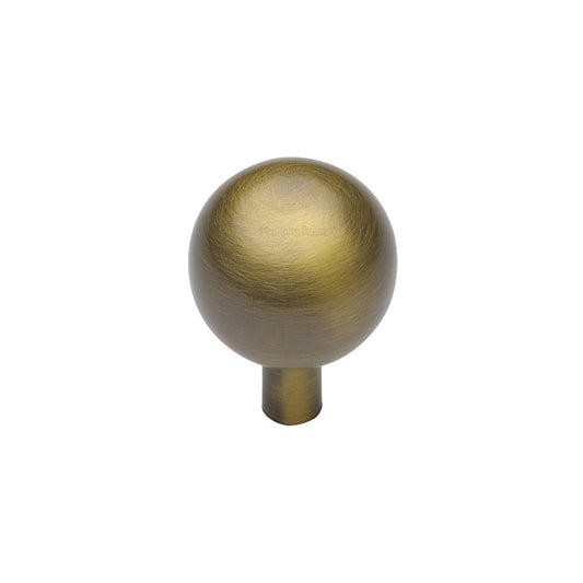 Sphere Cabinet Knob by M Marcus - Heritage Brass