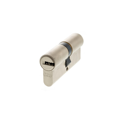 AGB 15 Pin Double Euro Cylinder - Satin Nickel - 35-35mm (70mm)