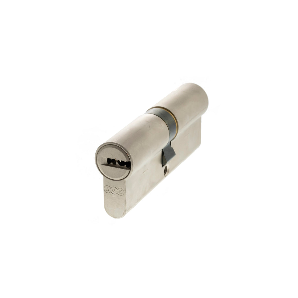 AGB 15 Pin Double Euro Cylinder - Satin Nickel - 40-40mm (80mm)