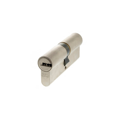 AGB 15 Pin Double Euro Cylinder - Satin Nickel - 40-40mm (80mm)