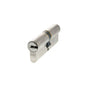 AGB 15 Pin Double Euro Cylinder - Satin Chrome - 40-40mm (80mm)