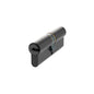 AGB 15 Pin Double Euro Cylinder - Matt Black - 40-40mm (80mm)