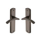 Centaur Door Handle on Plate by M Marcus - Heritage Brass