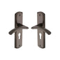 Centaur Door Handle on Plate by M Marcus - Heritage Brass