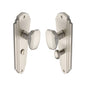 Charlston Door Knob on Plate by M Marcus - Heritage Brass