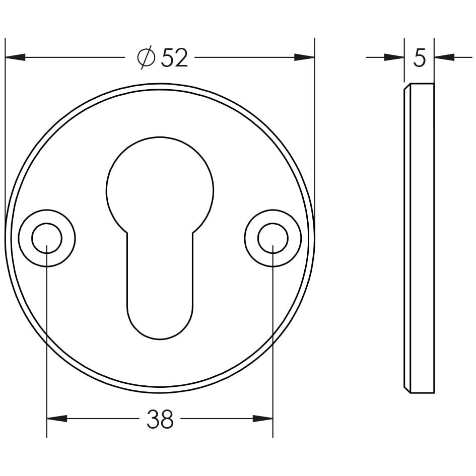 CRES Euro Escutcheon ed by Cres By Frelan