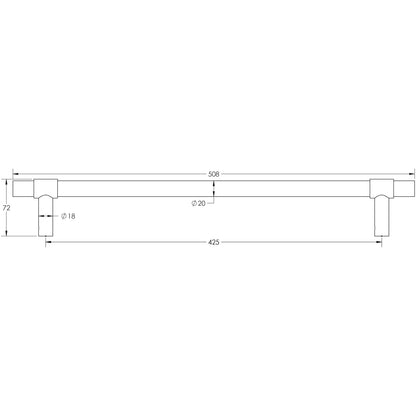 CRES 425mm T-Bar Pull Handle by Cres By Frelan