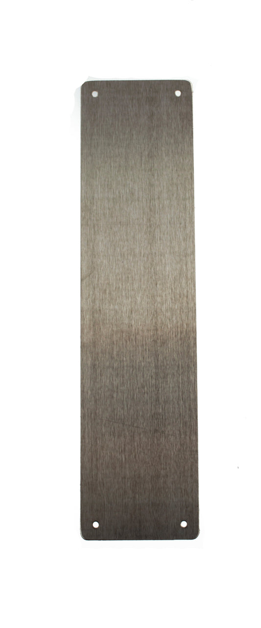 CleanTouch Finger Plate Pre drilled with screws - Satin Stainless Steel - 300mm x 75mm