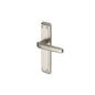 Deco Door Handle on Plate by M Marcus - Heritage Brass