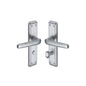 Deco Door Handle on Plate by M Marcus - Heritage Brass