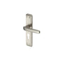 Deco Door Handle on Plate by M Marcus - Heritage Brass