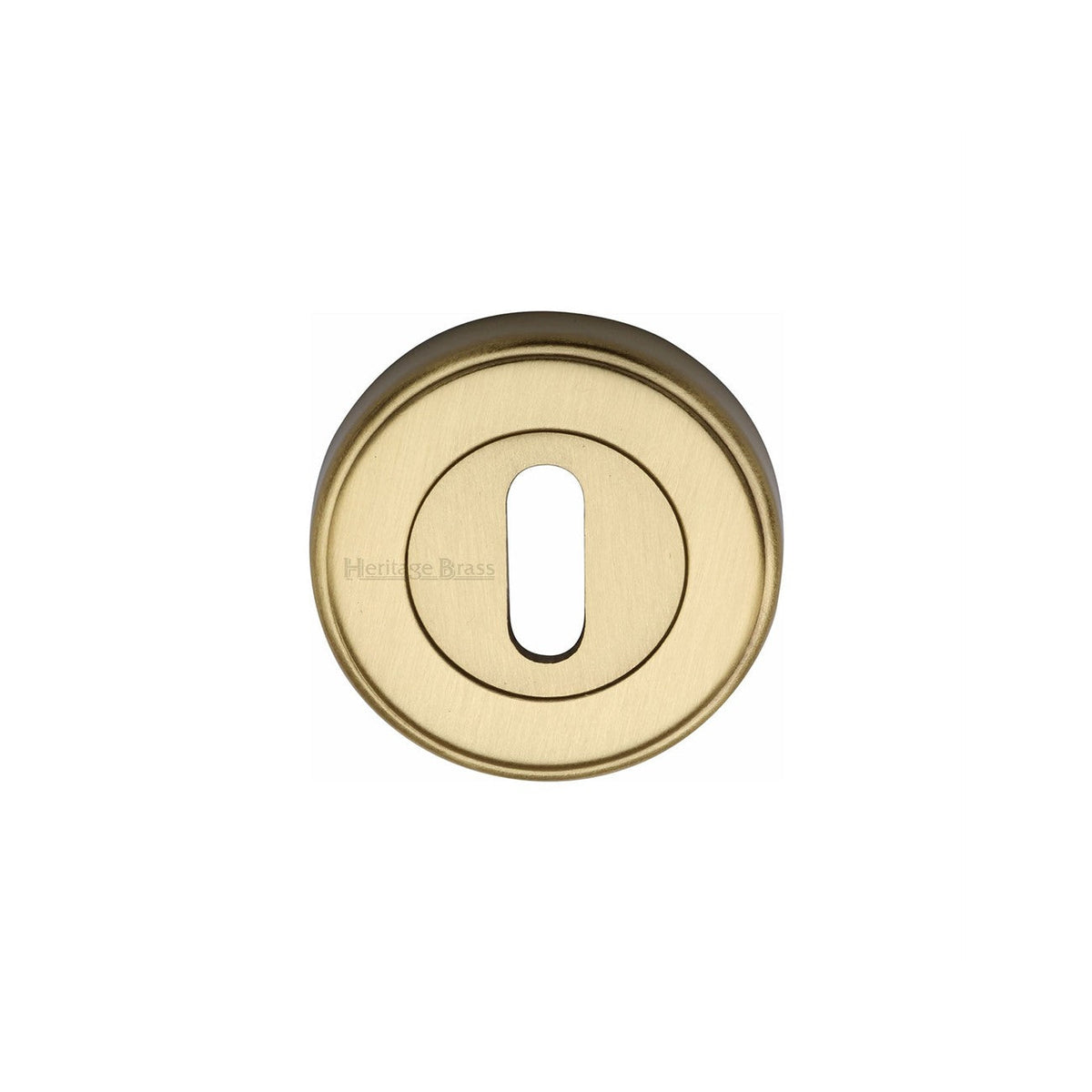 Standard Key Escutcheon Round - ERD7000 by M Marcus - Heritage Brass