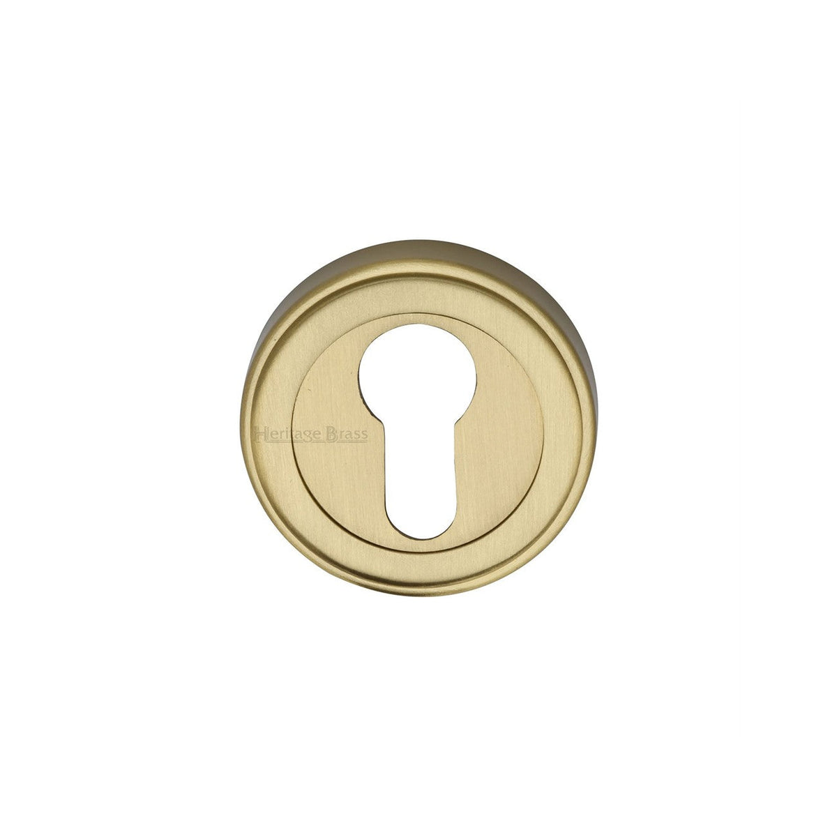 Euro Profile Cylinder Escutcheon Round - ERD7020 by M Marcus - Heritage Brass