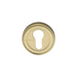 Euro Profile Cylinder Escutcheon Round - ERD7020 by M Marcus - Heritage Brass