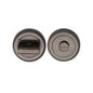 Round Bathroom Turn & Release - ERD7030 by M Marcus - Heritage Brass