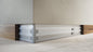 SPECIAL ORDER Ermetika xREVERx Flush Hidden Door System with 613x2103mm White Primed Door - Satin Chrome Latch/Bathroom Accessories - White Primed Door - 613 x 2103