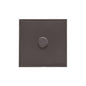 Executive Range Matt Bronze Switches & Sockets, EX9 - 1 Gang Dimmer 250 watts (Compatible with halogen/ incandescent bulbs) by Heritage Brass By M-Marcus