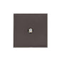 Executive Range Matt Bronze Switches & Sockets, EX9 - 1 Gang Satellite Socket by Heritage Brass By M-Marcus