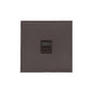 Executive Range Matt Bronze Switches & Sockets, EX9 - 1 Gang Secondary Line Socket by Heritage Brass By M-Marcus