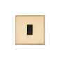 Executive Range Satin Brass with Polished Brass Switches & Sockets, EX14 - Unswitched Spur (13 Amp) by Heritage Brass By M-Marcus