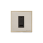 Executive Range Satin Nickel with Polished Brass Switches & Sockets, EX15 - 1 Gang RJ11 by Heritage Brass By M-Marcus