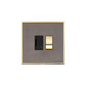 Executive Range Satin Black Nickel with Polished Brass Switches & Sockets, EX16 - Switched Spur (13 Amp) by Heritage Brass By M-Marcus