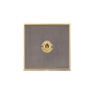 Executive Range Satin Black Nickel with Polished Brass Switches & Sockets, EX16 - 1 Gang Intermediate Toggle Switch by Heritage Brass By M-Marcus
