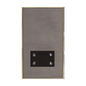 Executive Range Satin Black Nickel with Polished Brass Switches & Sockets, EX16 - Shaver Socket Output Voltage 110/240V by Heritage Brass By M-Marcus