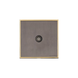 Executive Range Satin Black Nickel with Polished Brass Switches & Sockets, EX16 - 1 Gang Non-Isolated TV Coaxial Socket by Heritage Brass By M-Marcus