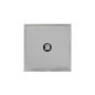 Executive Range Polished Chrome Switches & Sockets, EX22 - 1 Gang Satellite Socket by Heritage Brass By M-Marcus