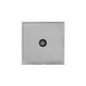 Executive Range Polished Chrome Switches & Sockets, EX22 - 1 Gang Non-Isolated TV Coaxial Socket by Heritage Brass By M-Marcus