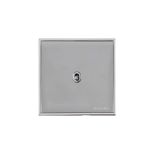 Executive Range Polished Chrome Switches & Sockets, EX22 - 1 Gang Intermediate Stockholm Toggle by Heritage Brass By M-Marcus
