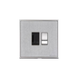 Executive Range Satin Chrome with Polished Chrome Switches & Sockets, EX23 - Switched Spur (13 Amp) by Heritage Brass By M-Marcus