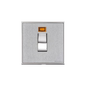 Executive Range Satin Chrome with Polished Chrome Switches & Sockets, EX23 - 45A DP Cooker Switch with Neon (single plate) by Heritage Brass By M-Marcus